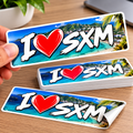 Rectangular sticker